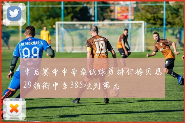 季后赛命中率最低球员排行榜贝恩29领衔申京385位列第九